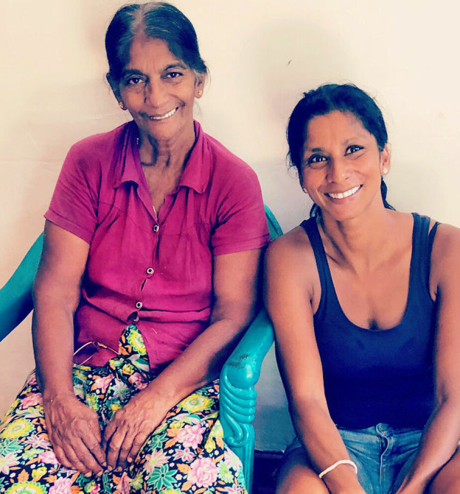 FANT SIN BIOLOGISKE MAMMA PÅ SRI LANKA: Anja Leela Hageler ble adoptert fra Sri Lanka da hun var et år. Hun er oppvokst på Steinkjer. Nå har hun besøkt sin biologiske mor og søsken i Sri Lanka.. FANT SIN BIOLOGISKE MAMMA PÅ SRI LANKA: Anja Leela Hageler ble adoptert fra Sri Lanka da hun var et år. Hun er oppvokst på Steinkjer. Nå har hun besøkt sin biologiske mor og søsken i Sri Lanka..