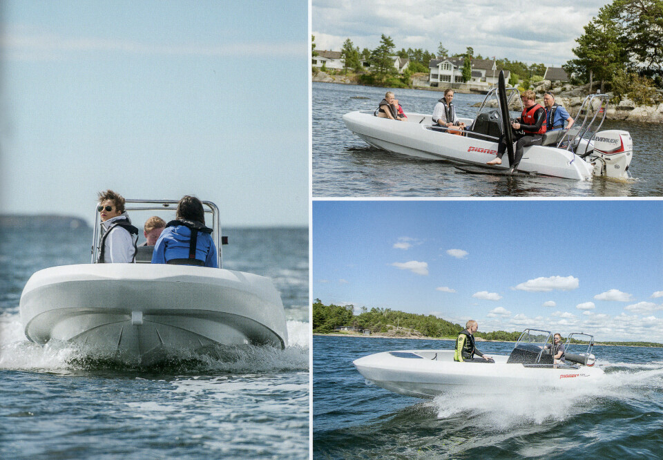 DEN RASKESTE: Pioner Supersport, nå Flexi ble konstruert av en mann med raske Nidelv-daycruisere på samvittigheten: Svenn Axel Nilsen, som nå lager redningsbåter hos Norsafe.