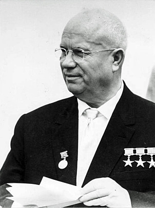 <b>TRUET MED Å UTSLETTE BODØ:</b> Den russiske presidenten, Nikita Khrusjtsjov, ble så harm over U-2s grensekrenkelse at han truet med å utslette alle involverte baser dersom en tilsvarende hendelse skulle oppstå.