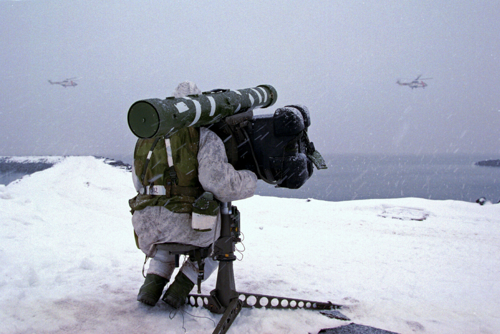 <b>MODERNE:</b> På slutten av 70-tallet fikk Hæren moderne luftvernmissiler av typen Robot-70. Missilene hadde en rekkevidde på 5–7 km.