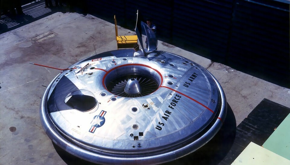 NUMMER 1: Avro Canada VZ-9 Avrocar slet med stabiliteten.