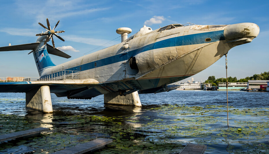 NUMMER 5: A-90 Orlyonok var en russisk hybrid som skulle kunne fly like over bakkenivå.