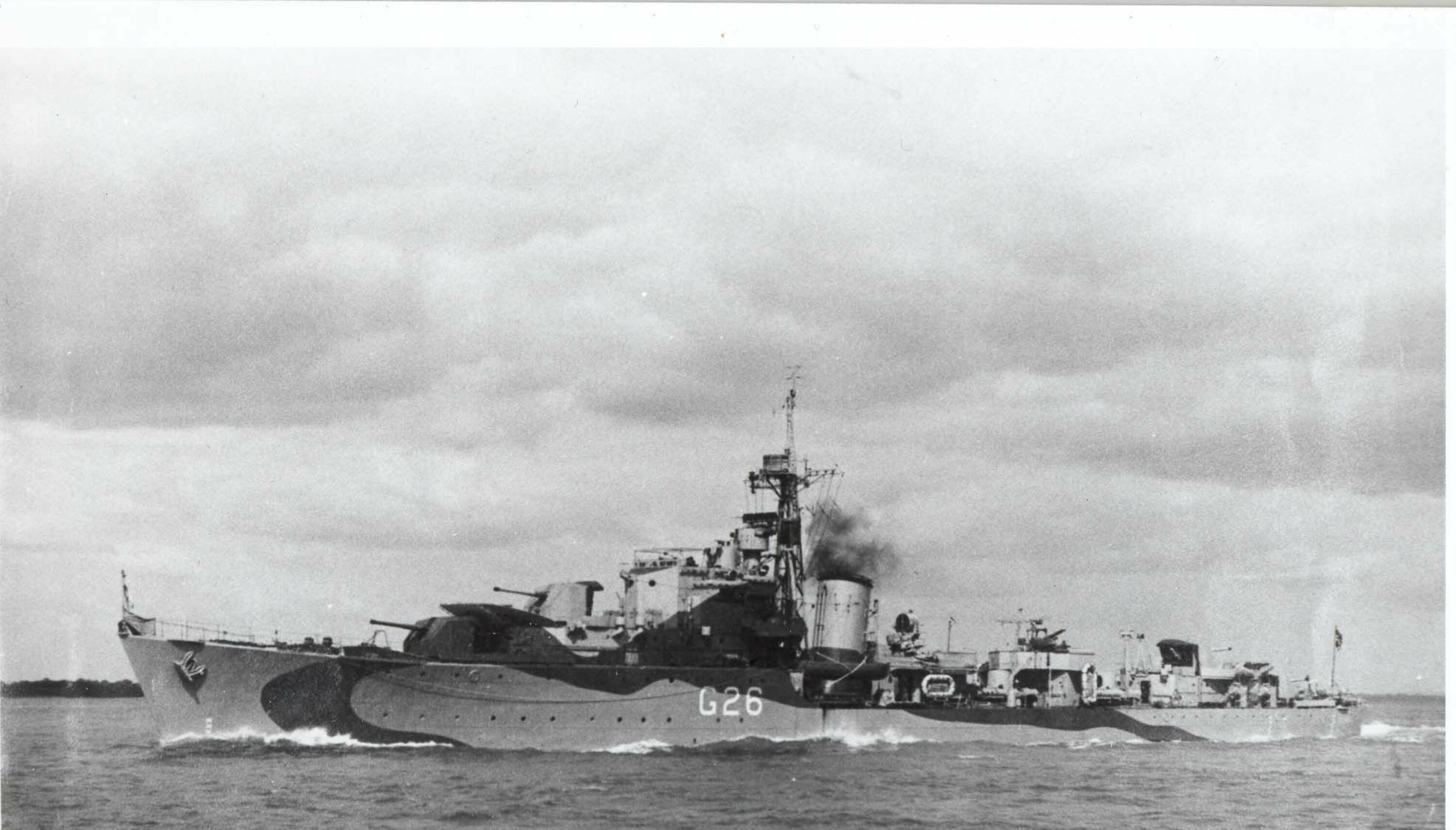VIKTIG: KNM Stord fikk inn den første torpedoen på Scharnhorst. Det gjorde at skipet måtte sette ned farten og resten av den engelske flåten kunne sette inn nådestøtet.