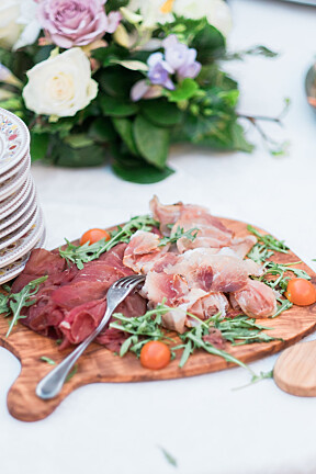 En liten smakebit på aperitiffen, med deilige råvarer fra lokalområdet.