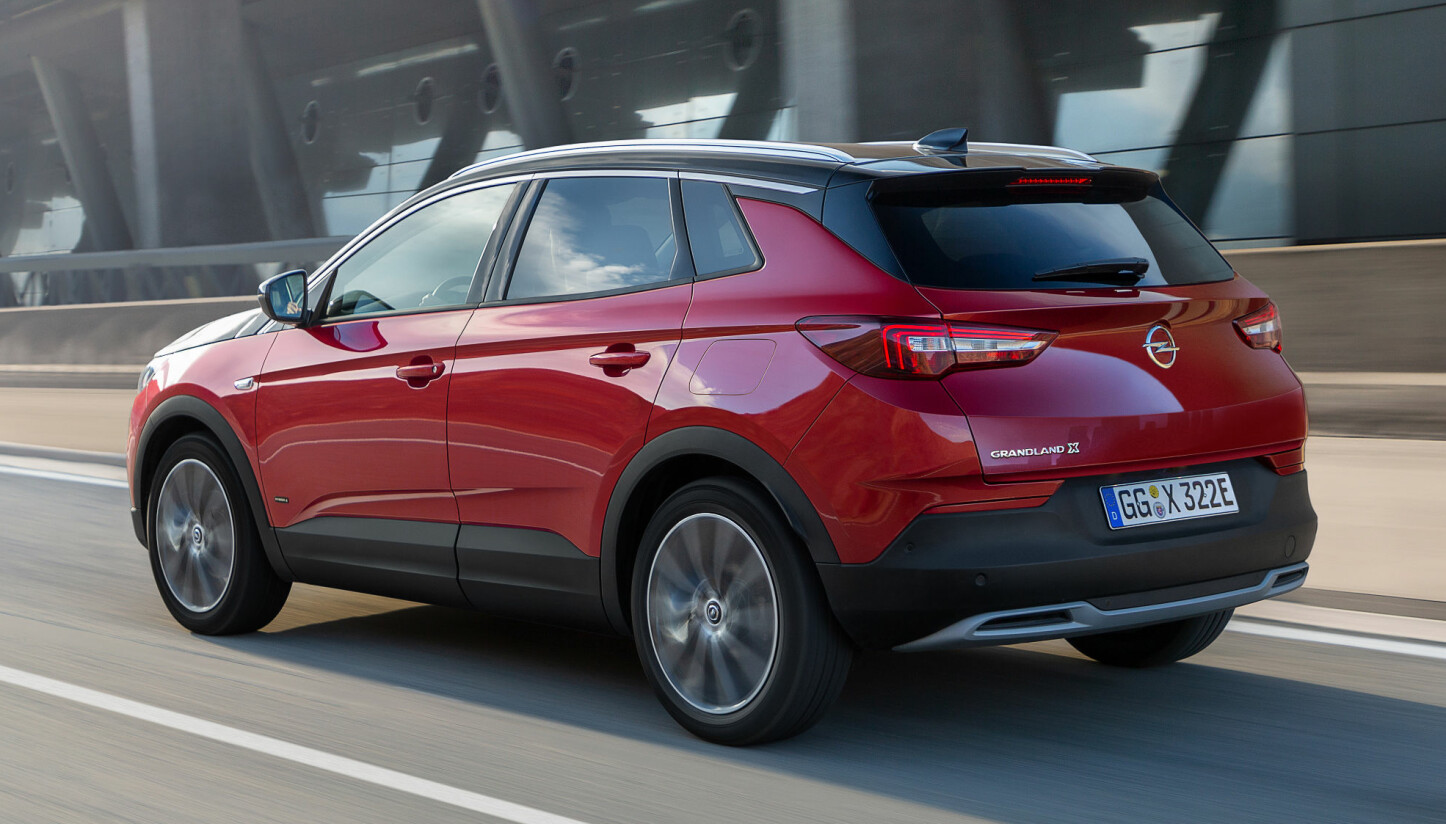<b>PREMIERE TIL HØSTEN:</b> Den ladbare hybriden Opel Grandland X Hybrid4 får verdenspremiere på bilutstillingen i Frankfurt til høsten.
