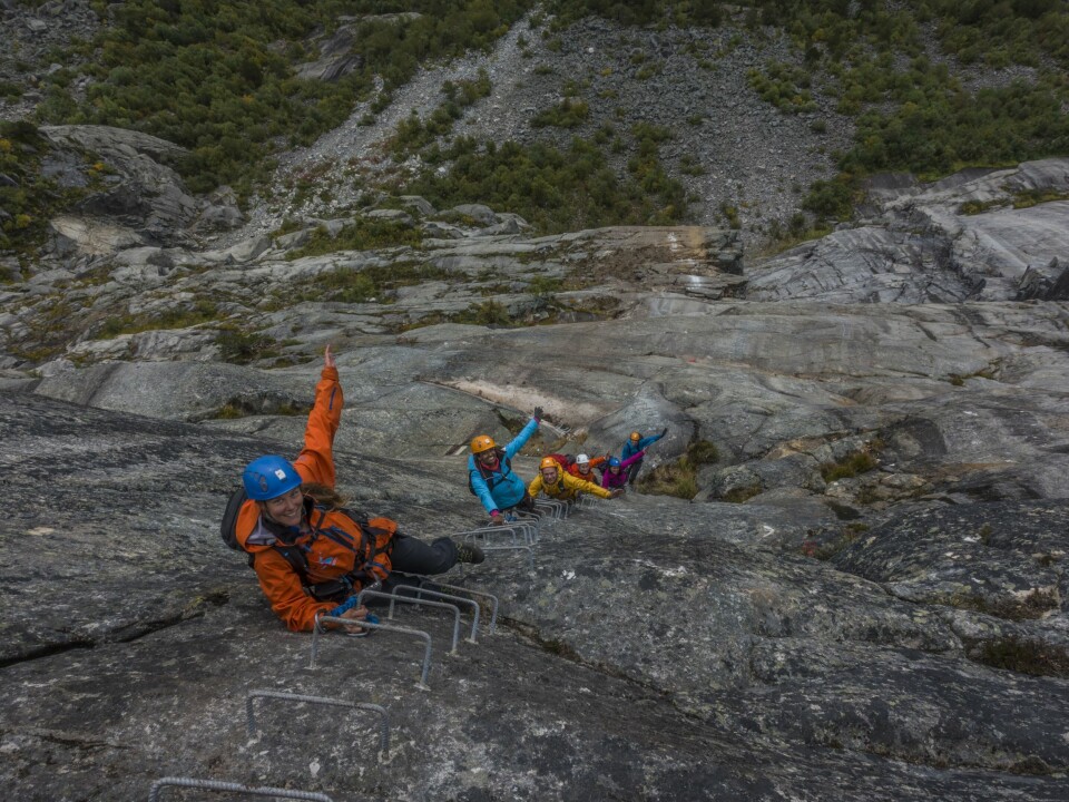 VIA FERRATA: Ny og bratt klatrerute til Trolltunga