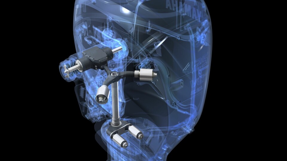 INTEGRERT: Innebygd elektrisk styring gjør overføringer og hydraulikk overflødig.