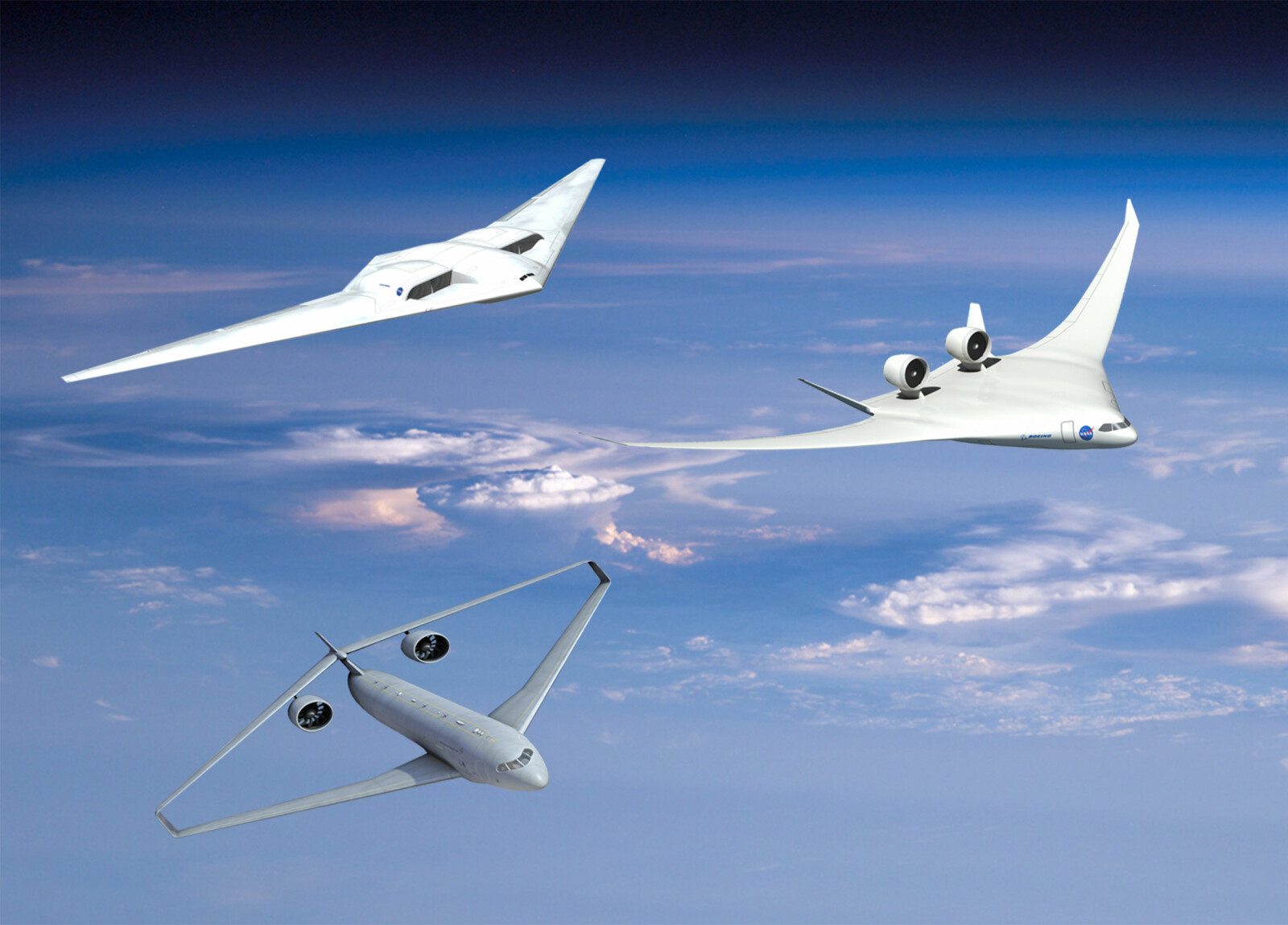 <b>LUFT UNDER VINGENE:</b> NASA jobber med en rekke ulike flymodeller som kan komme til å endre morgendagens fly.