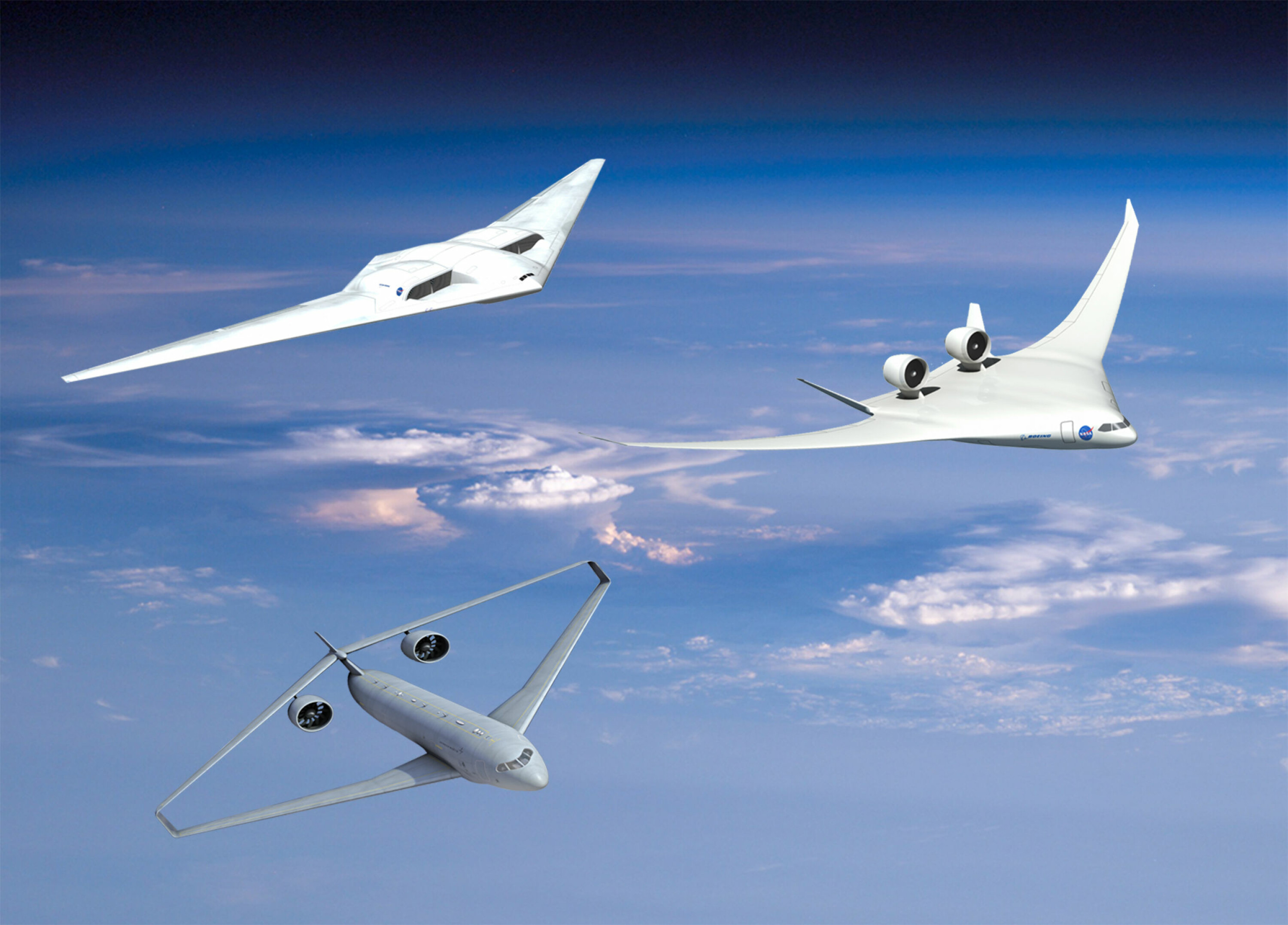 LUFT UNDER VINGENE: NASA jobber med en rekke ulike flymodeller som kan komme til å endre morgendagens fly.