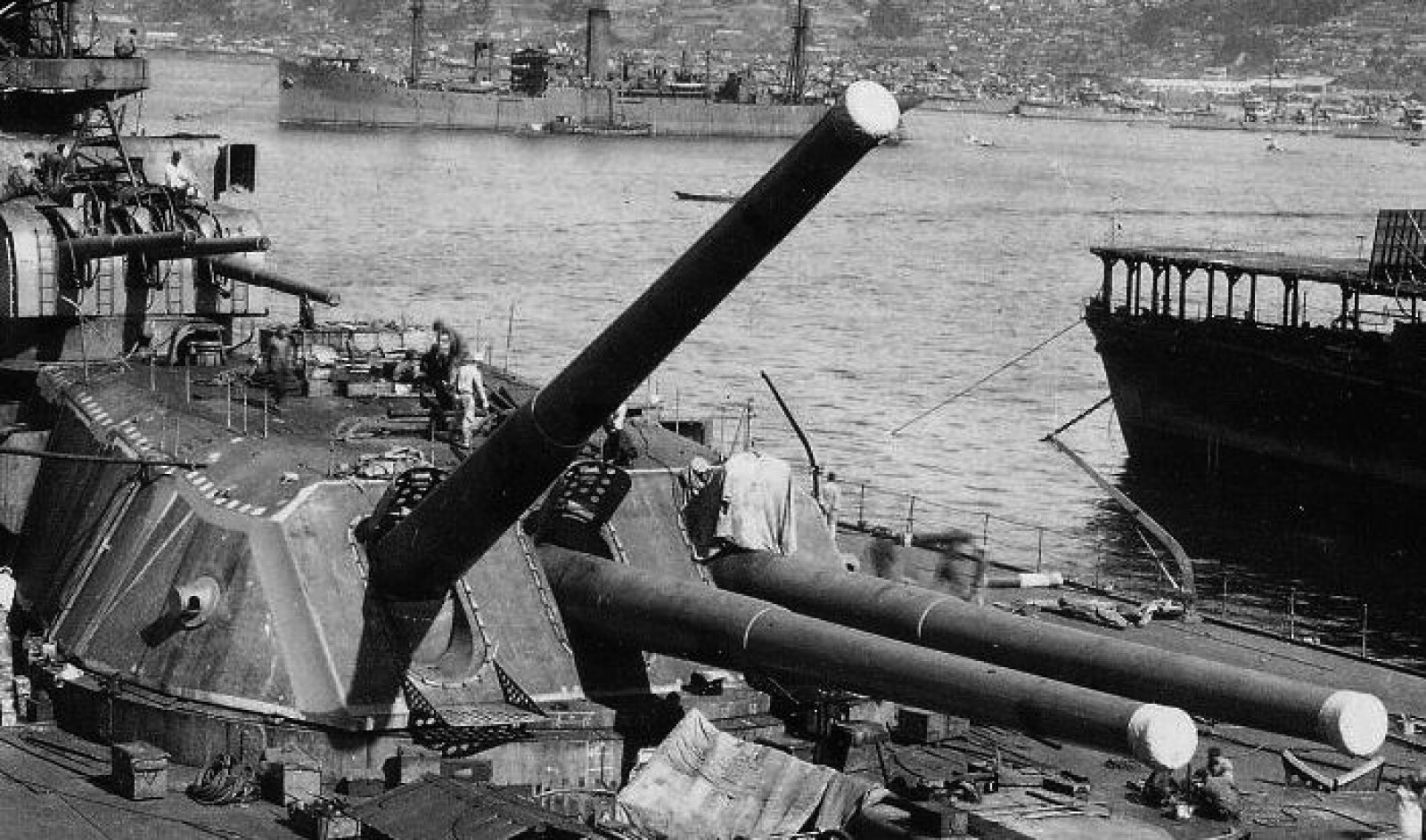 <b>FOR STORE:</b> Hovedskytset på Yamato ble bygget så stort at USA ikke kunne matche det, og samtidig kunne passere gjennom Panamakanalen.