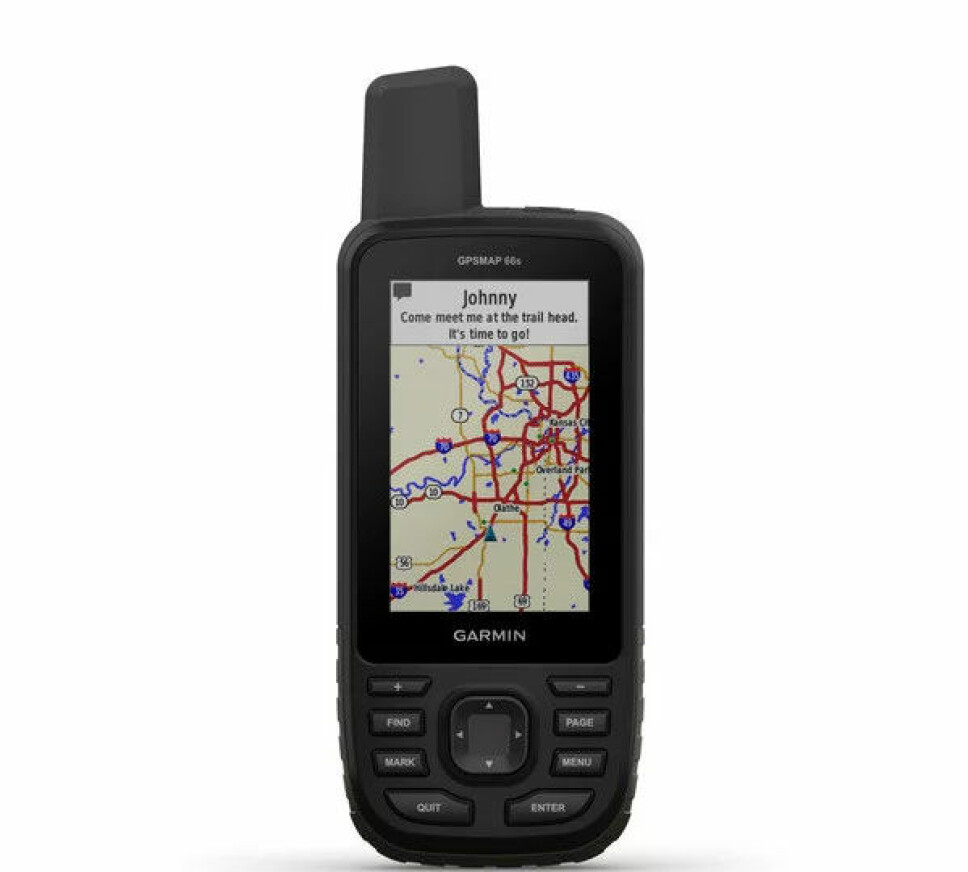 <b>SOLID: </b>Garmin GPSMAP 66s er bygget etter millitære standarder, noe som gjør at den tåler godt å bli med på tur.
