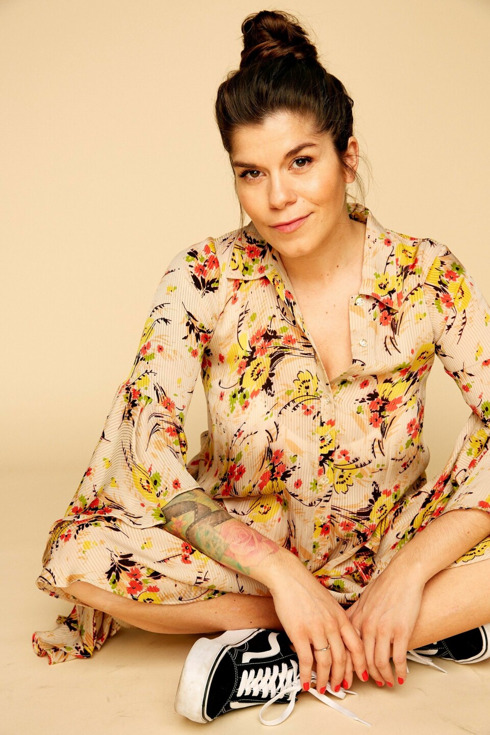 Kjole fra By TiMo, kr 2499. Sko, Kristins egne.