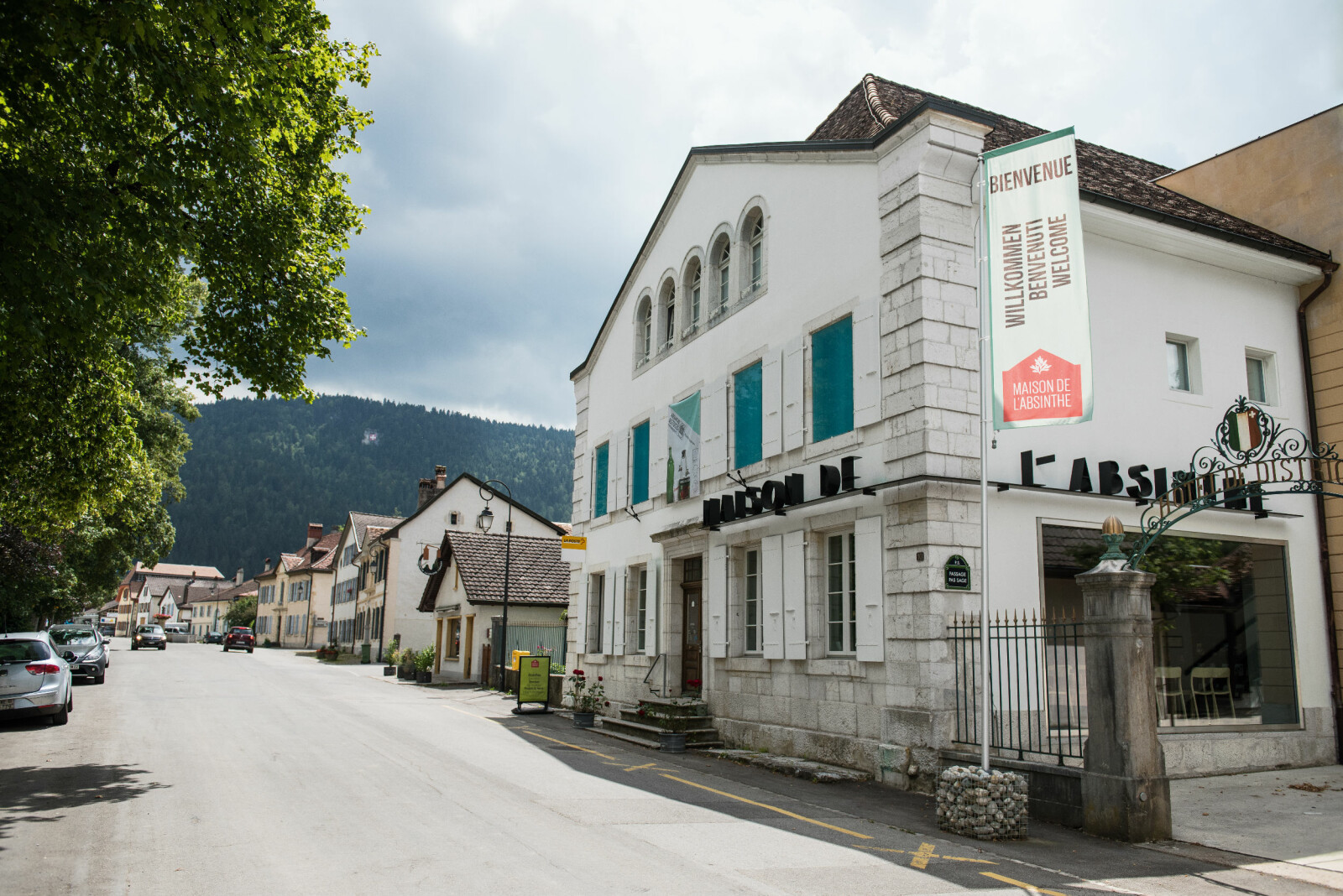 <b>MUSEUM: </b>Maison de l'absinthe (absinthuset) i Motiers i Val de Travers<b>.</b>