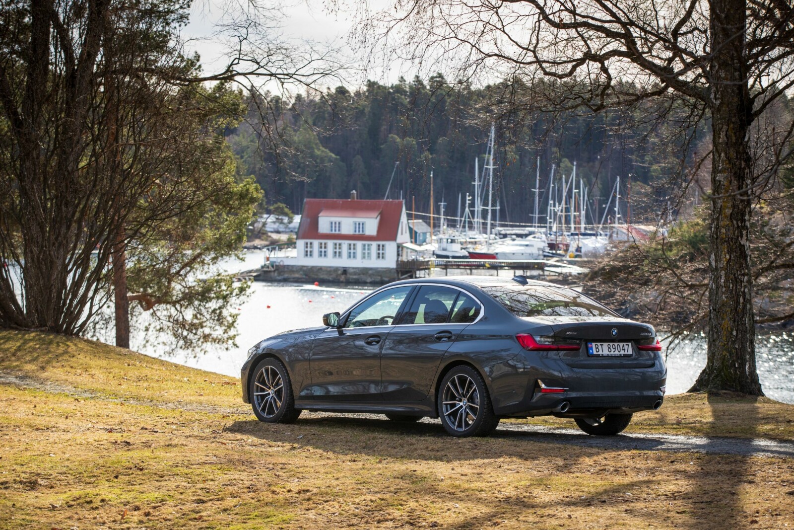 <b>MODERNE ELEGANSE:</b> Den nye BMW 3-serie følger i design­fotsporene til andre nye BMW-modeller. 