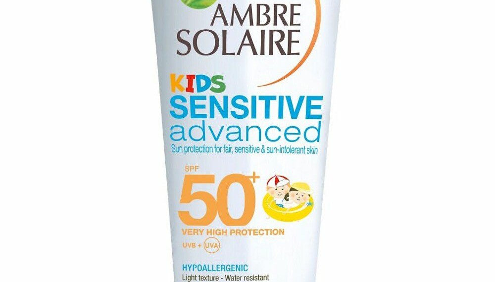 GARNIER AMBRE SOLAIRE SENSITIVE ADVANCED KIDS SOLLOTION SPF 50+: Får testkarakter B.