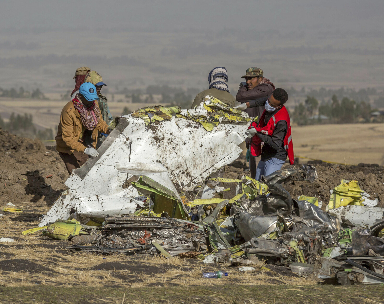 <b>HAVARISTED:</b> Pilotene på Ethiopian flight 302 forsto at det var problemer med flyets MCAS-system og slo av de riktige bryterne. Allikevel var flyet umulig å redde fra å styrte.