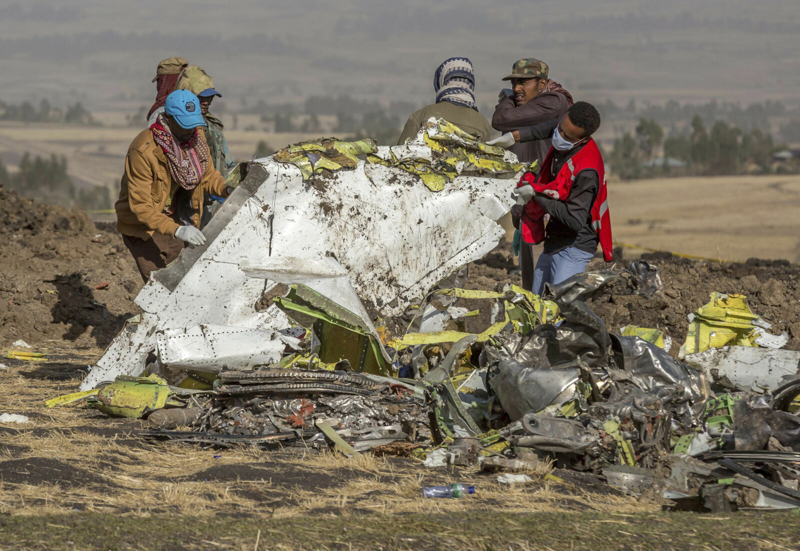 <b>HAVARISTED:</b> Pilotene på Ethiopian flight 302 forsto at det var problemer med flyets MCAS-system og slo av de riktige bryterne. Allikevel var flyet umulig å redde fra å styrte.