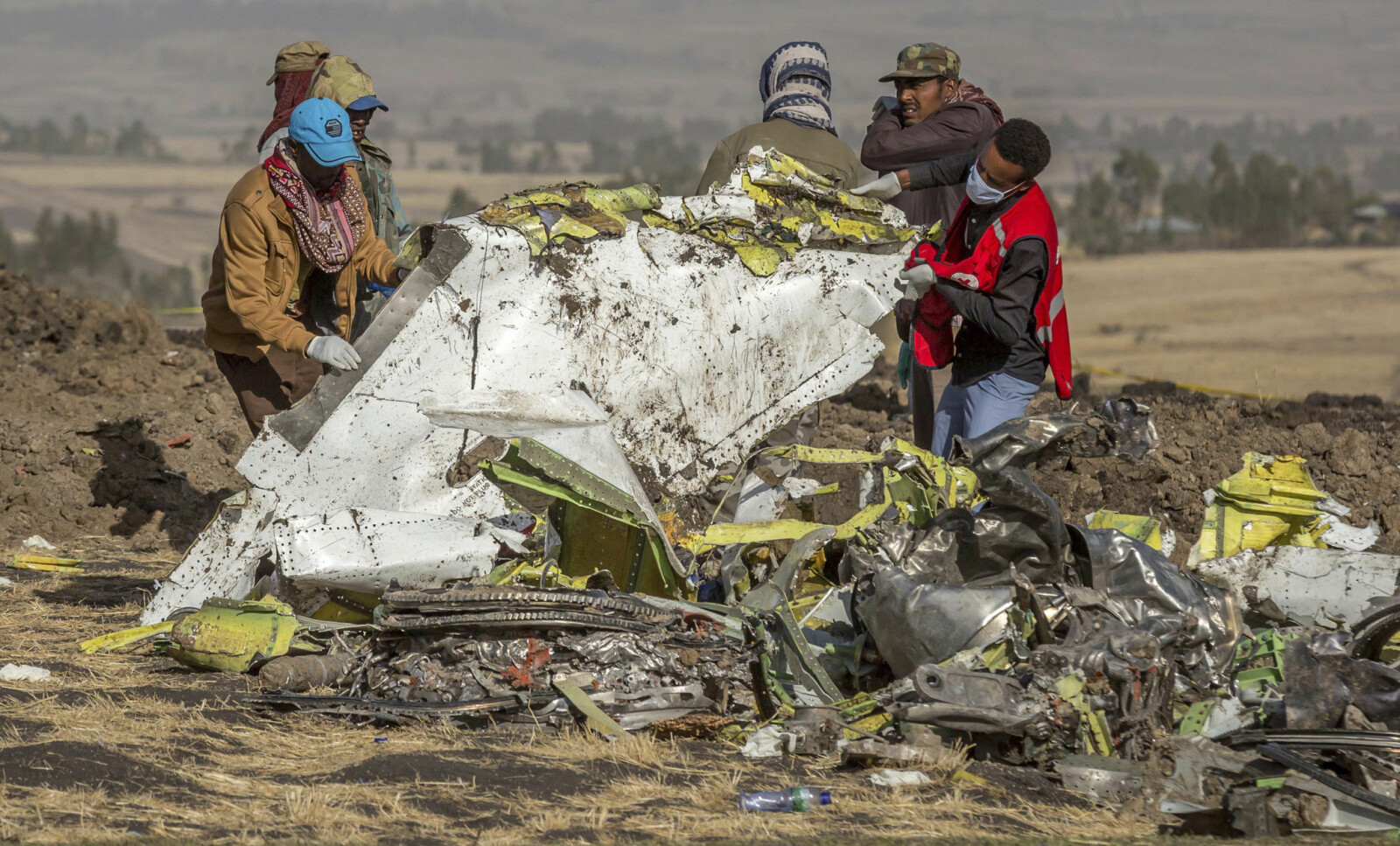 <b>HAVARI-STED:</b> Pilotene på Ethiopian flight 302 forsto at det var problemer med flyets MCAS-system og slo av de riktige bryterne. Likevel var flyet umulig å redde fra å styrte.