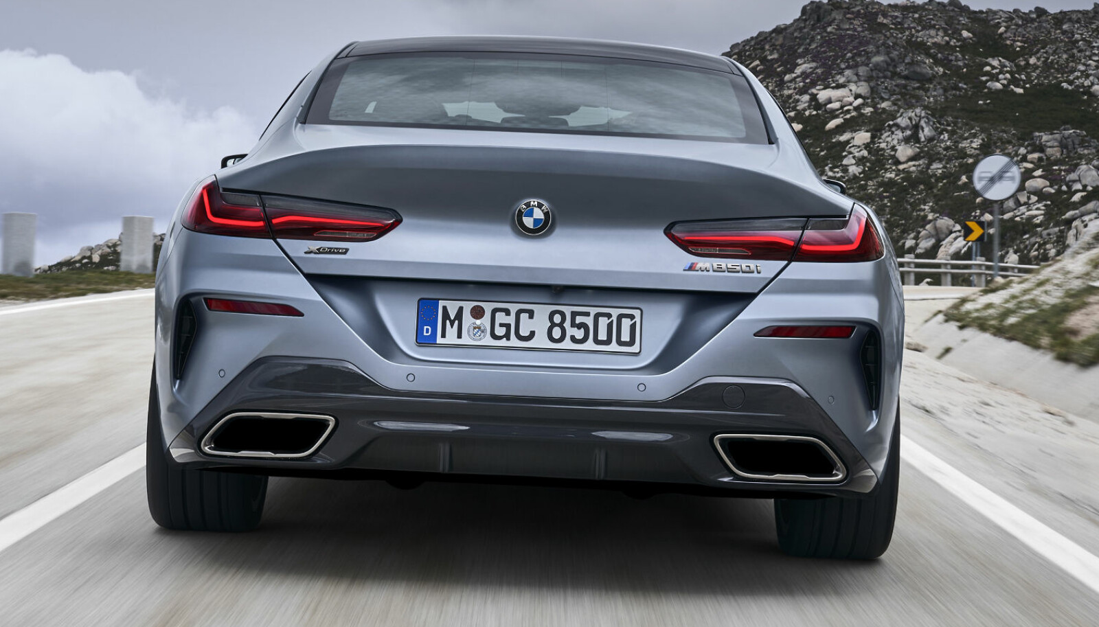 BREDEST: Ingen annen BMW-modell har bredere sporvidde bak enn 8-serie Gran Coupé