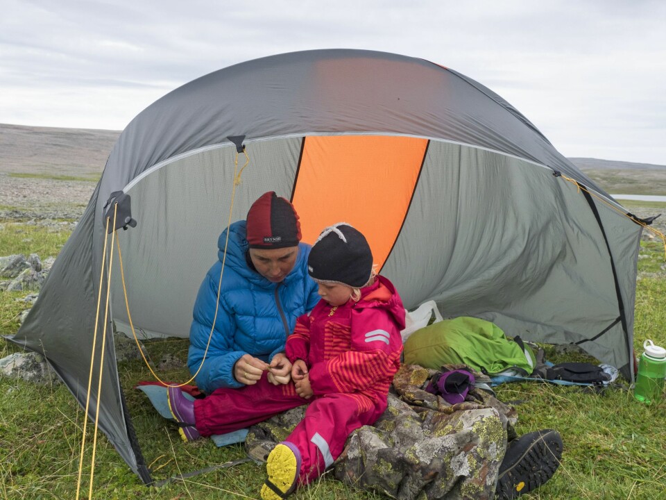 Utstyr til
sommerens telttur