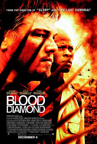 <b>BLODDIAMANTER:</b> Filmen med Leonardo DiCaprio i hovedrollen.