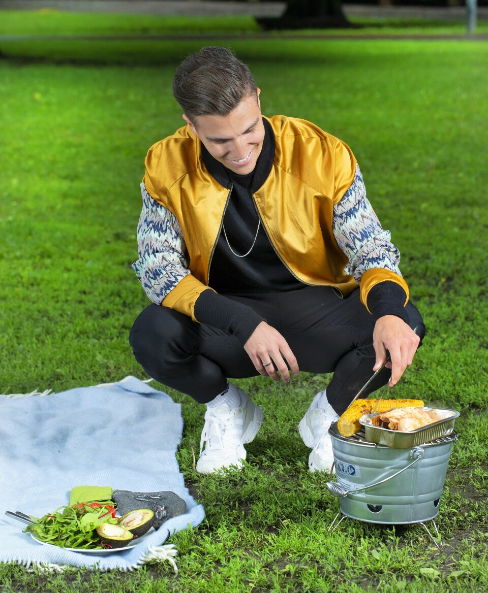 ELSKER GRILLMAT: – Det er den diggeste maten, sier Atle.