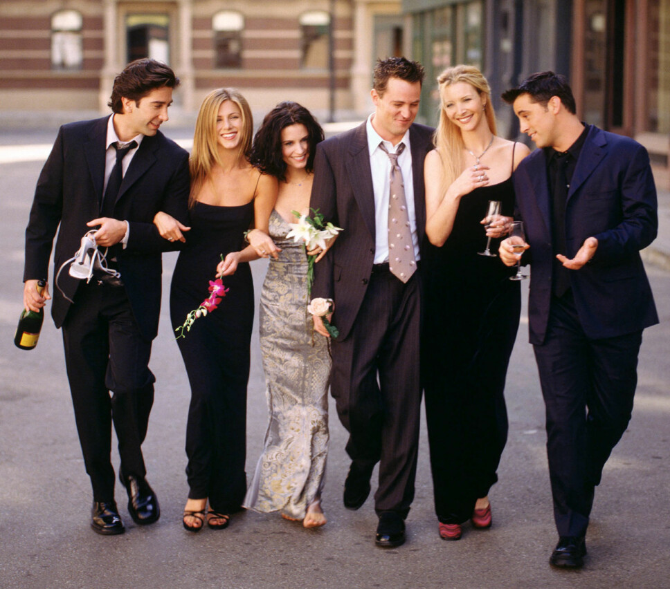 SUKSESS: «Friends» er en av TV-historiens aller største suksesser. Siste episode av serien ble sendt i 2004, men fortsatt vises serien i reprise på TV-skjermer verden rundt.