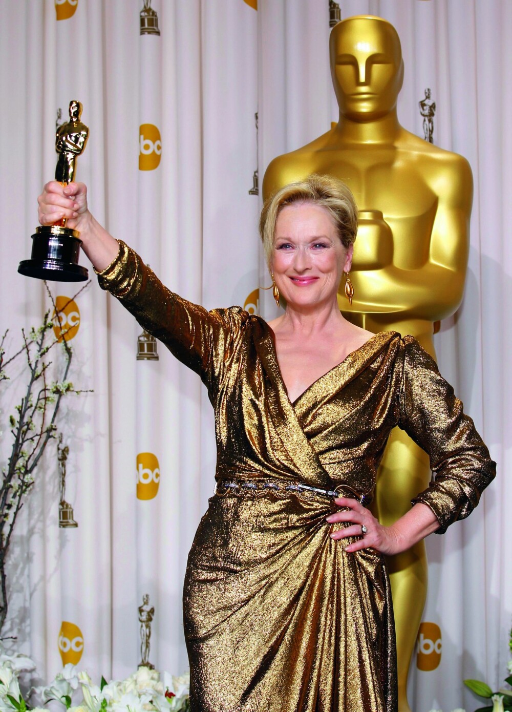 <b>HISTORISK:</b> Meryl Streep er nominert til Oscar 21 ganger, og har vunnet prisen tre ganger. Her i 2012. 