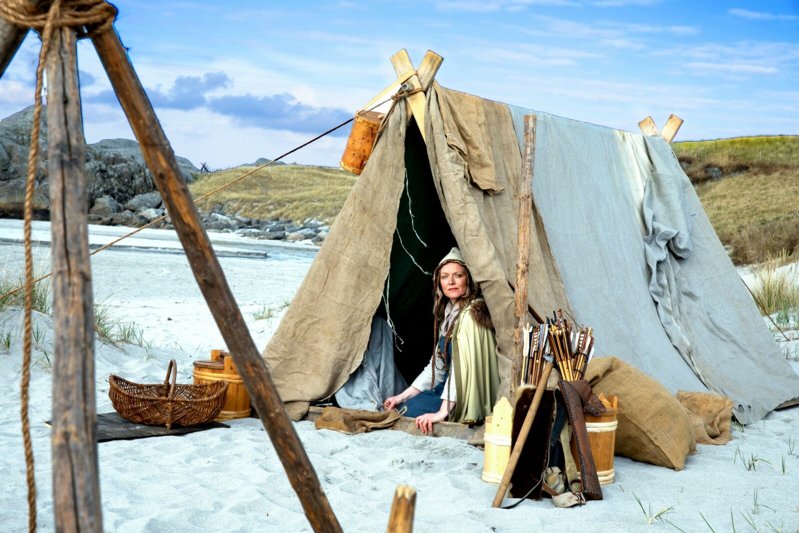 <b>VANNTETT:</b> Vikingenes teltduker var som regel laget av ull.