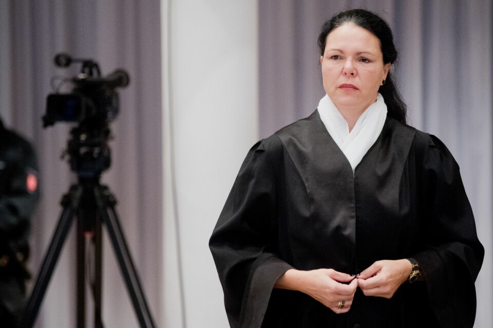 SKEPTISK: Da Högel ba de etterlatte om unnskyldning, kvitterte bistandsadvokat Gaby Lübben: – Han var utelukkende ute etter å score plusspoeng i retten.