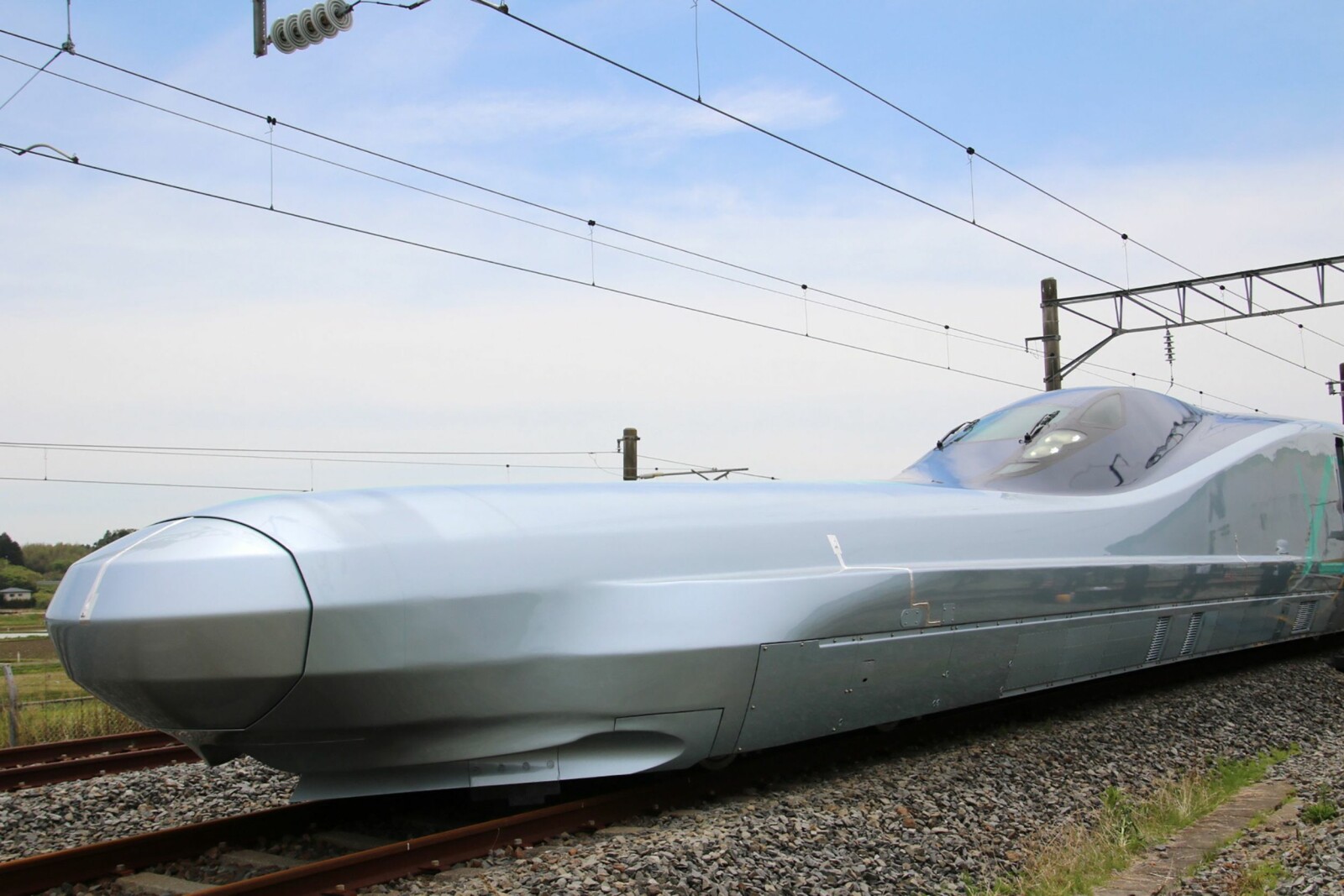 <b>TESTET:</b> Toppfarten på ALFA-X skal ligge over 400 km/t, men det kan ennå gå mange år før neste generasjon Shinkansen settes i tjeneste. 