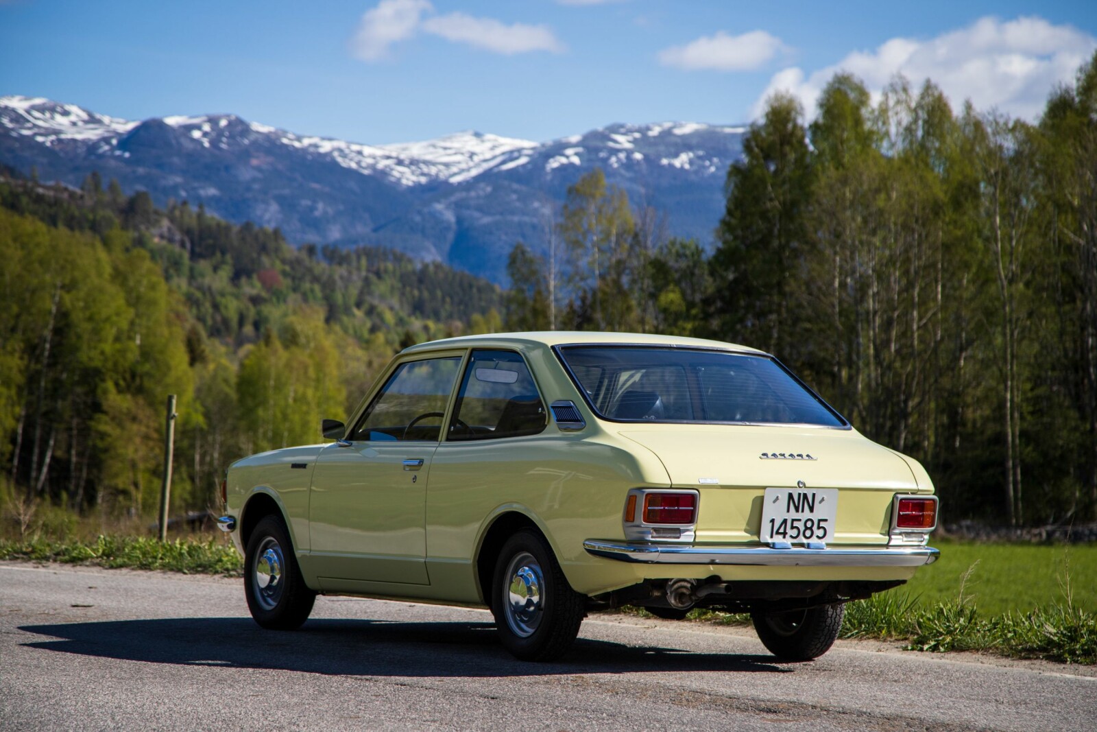 <b>POPULÆR:</b> Enkle og robuste løsninger var suksessfaktor for Corolla. Den kostet 27 900 kroner i 1972.
