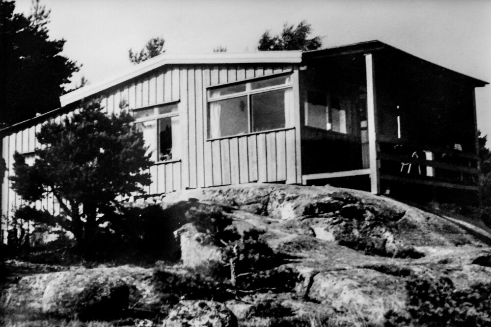 <b>FØR:</b> Hytta på Hvaler er bygget i 1957. Foto: Privat