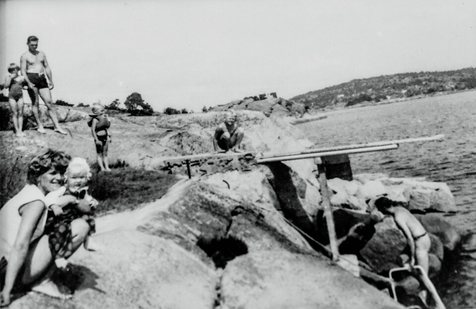 SOMMERMINNER: Familien har flust av gode sommerminner herfra.