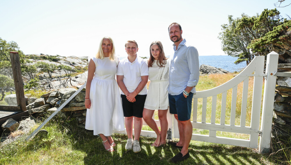 SOMMERPARADIS: Det er lett å forstå at kronprinsfamilien trives på Dvergsøya.