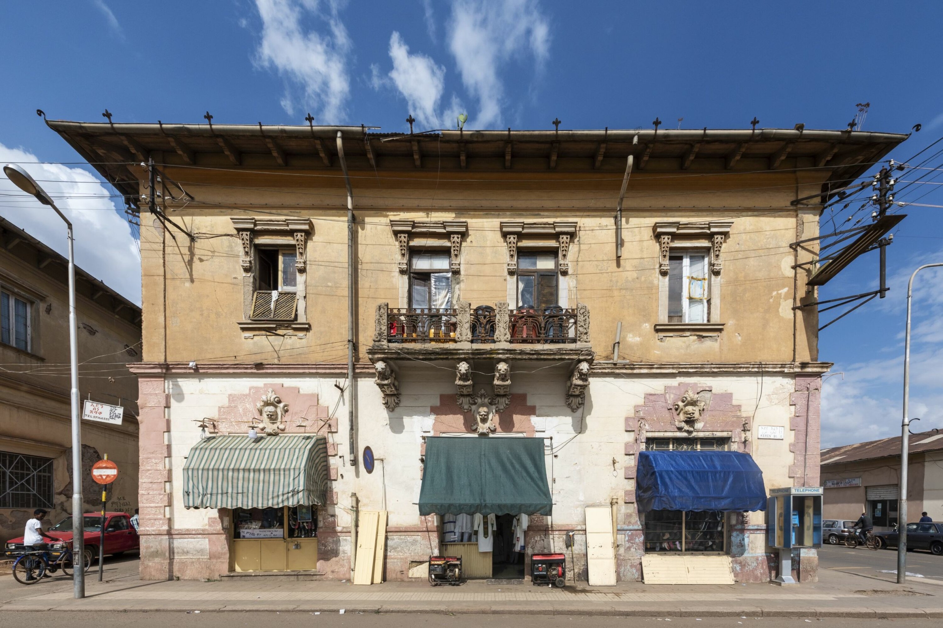 MER ITALIENSK: Italiensk arkitektur i Asmara.
