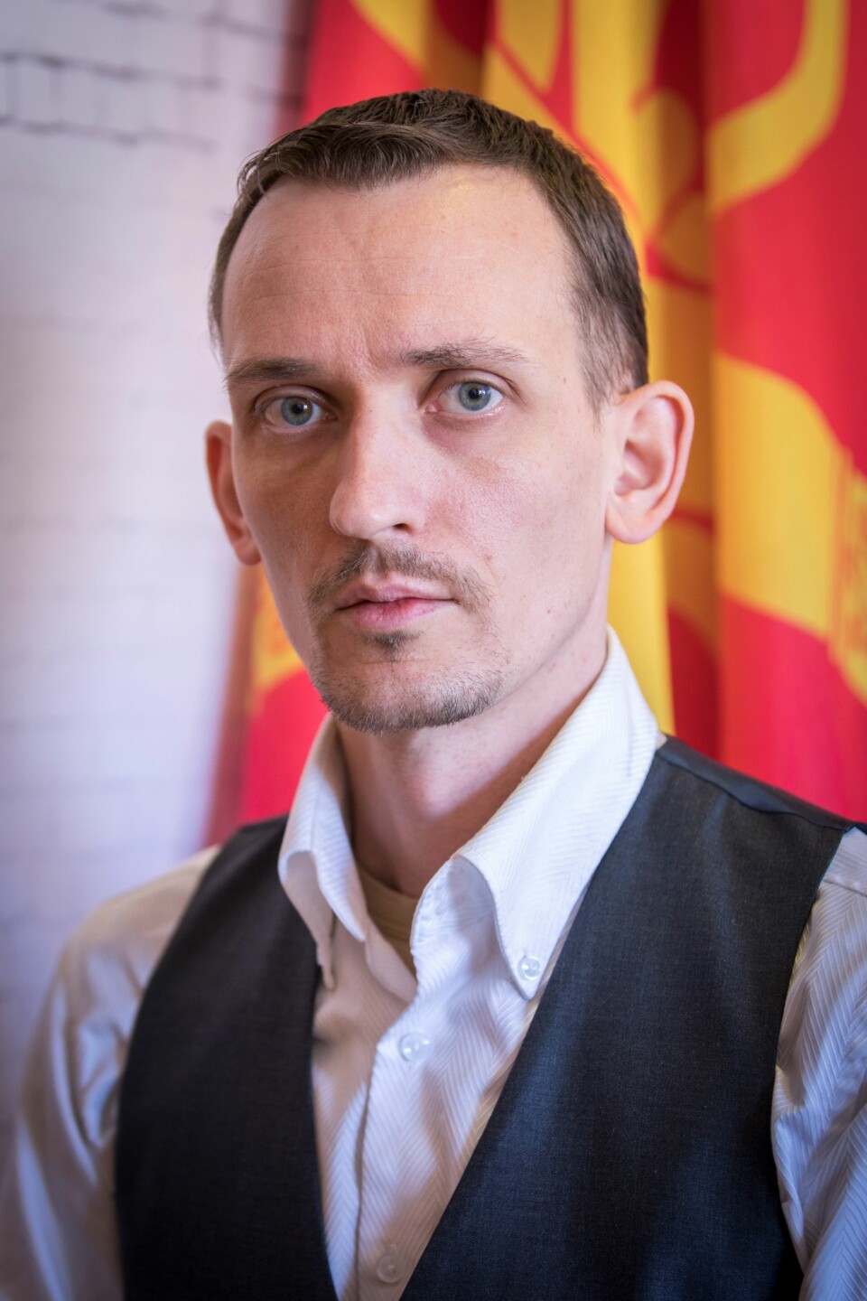 KLAR TIL Å KOBLE: Knut Grandhagen er kommunika-sjonssjef i Cyber-forsvaret. Forsvaret har eget nett de kan koble sammen med sivile myndigheters hemmelige og sikre internett.