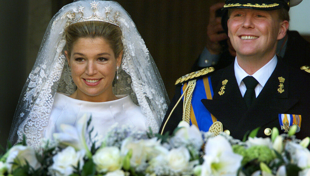 OPPDATERT: Dronning Maxima bar en oppdatert, gammel tiara fra begynnelsen av 1800-tallet da hun giftet seg med Willem-Alexander i 2002.