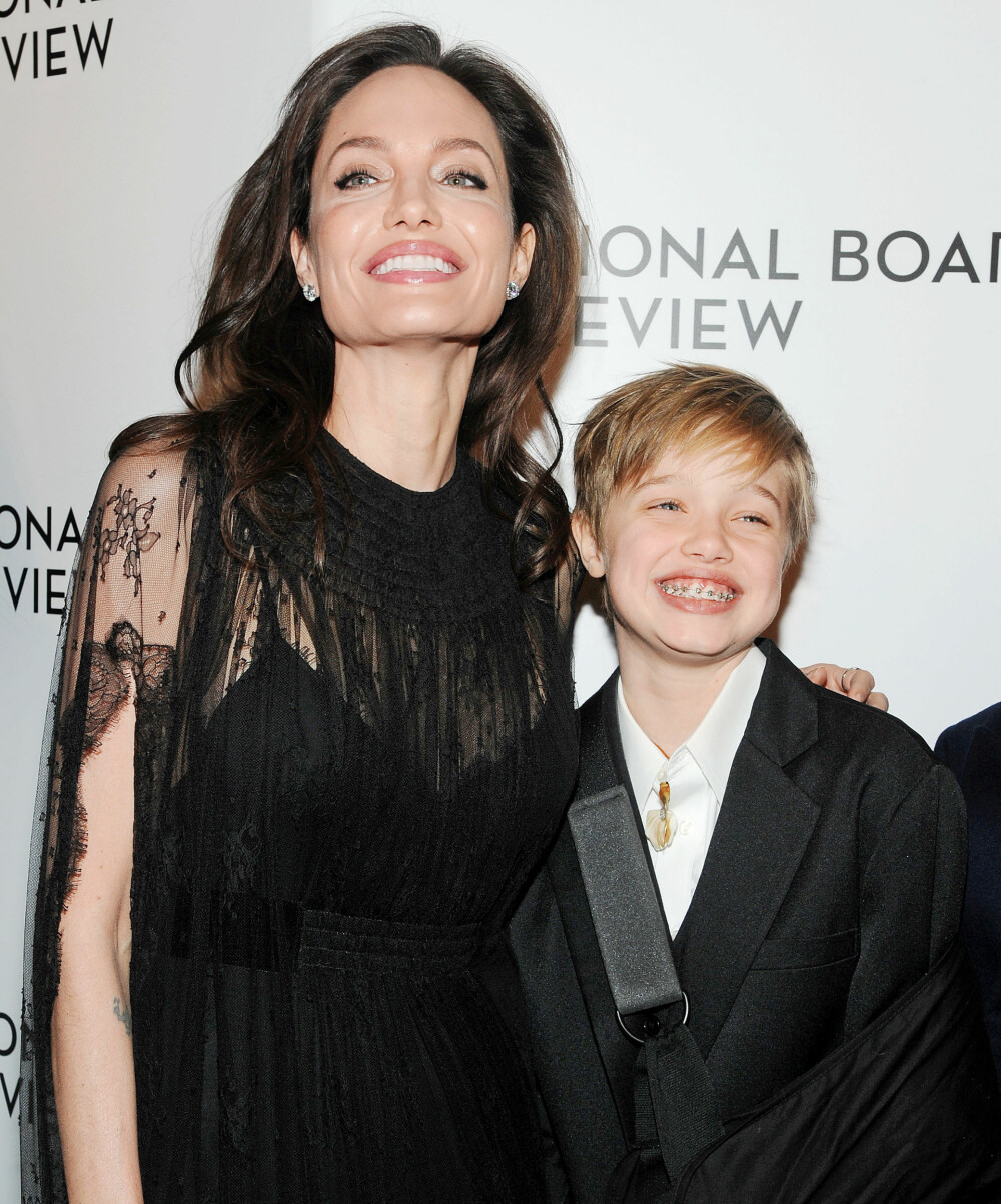 SJEKK DET SMILET: Angelina Jolie og Shiloh Jolie-Pitt.