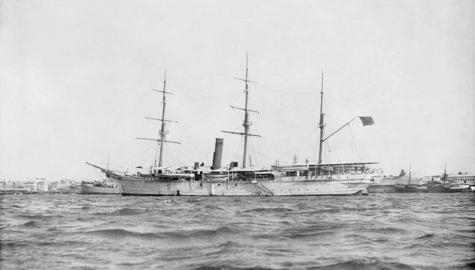 <b>KONGELIG YACHT:</b> Sultanens skip HHS Glasgow var inspirert av britenes HMS Glasgow, som besøkte Zanzibar i 1873.