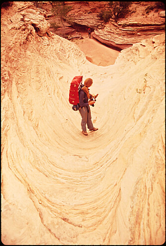 <b>THE MAZE:</b> Labyrinten i Canyonlands er kronglete og utsatt for ras og plutselig oversvømmelser.
