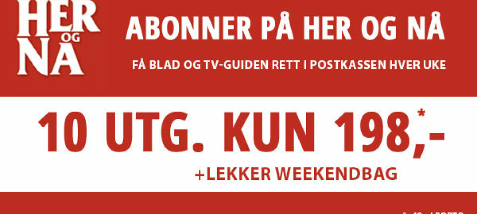 Denne artikkelen er publisert i samarbeid med Her og Nå. Bli abonnent her!