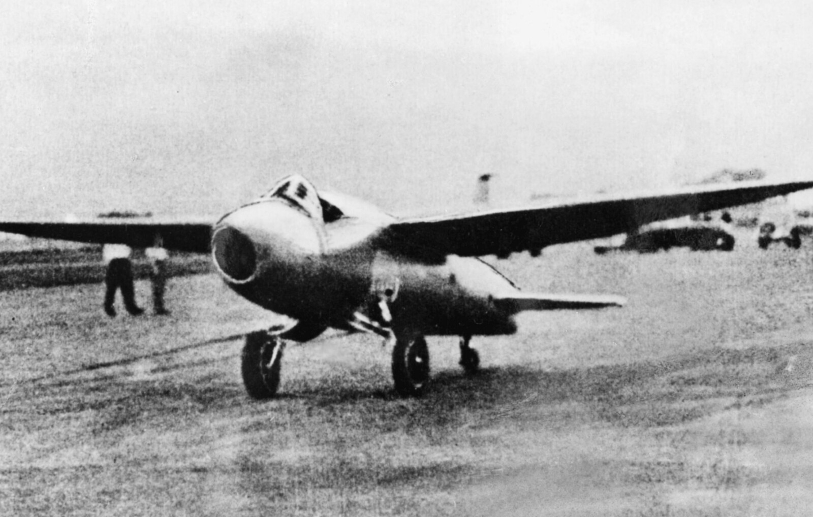 <b>PILOT:</b> Heinkel He 178 var verdens første jetdrevne fly. 