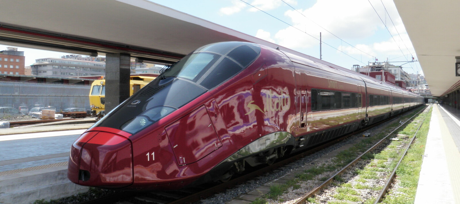 <b>AGV ITALO: </b>Med hastigheter på opp til 360 km/t går det unna mellom Milano og Napoli i Italia.<b> </b>