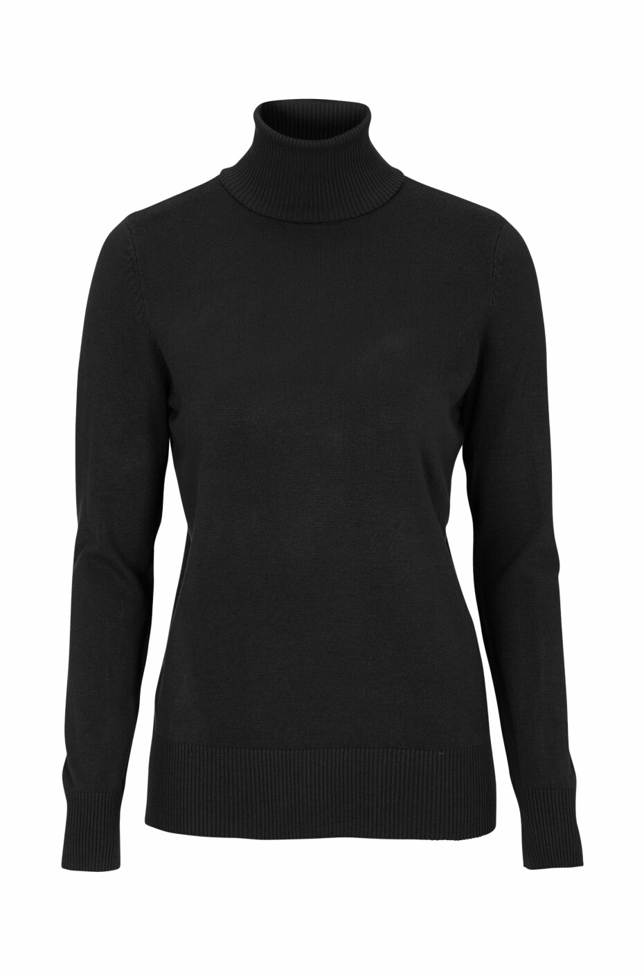 EVIG KLASSIKER: Svart høyhalset genser, kr 299 fra Saint Tropez.