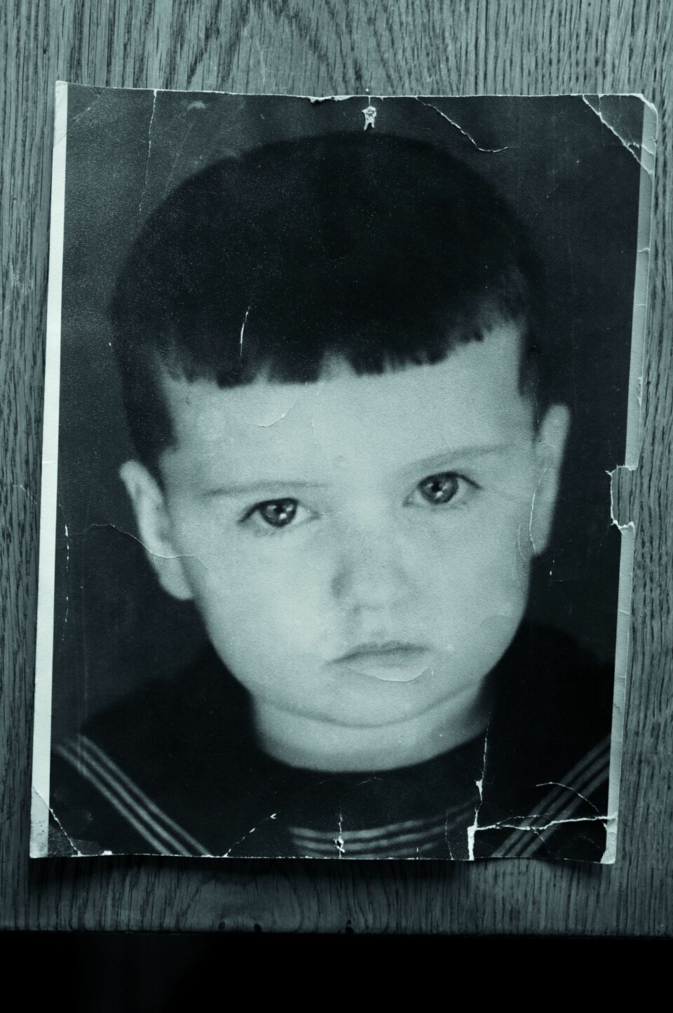 LITEN JENTE: To år gamle Natacha, fotografert i barnehagen i Murmansk i 1956.