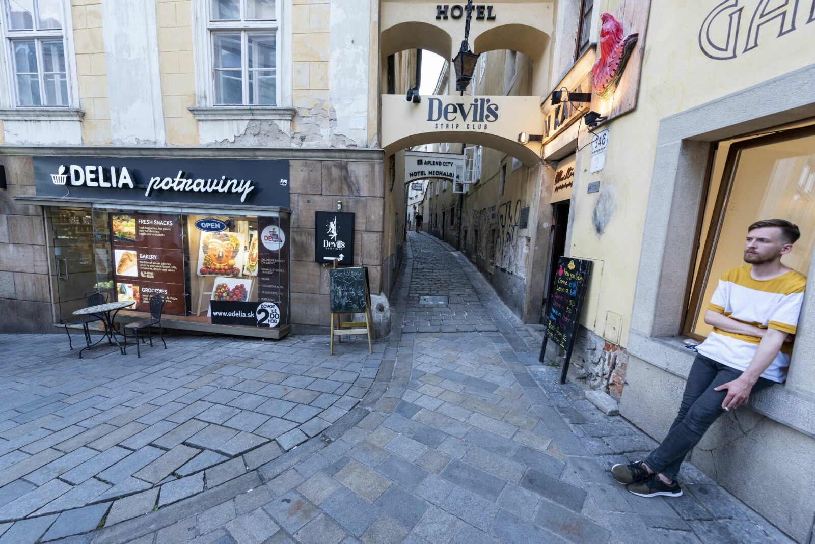 <b>SMUG:</b> Turiststrøket i Bratislava.