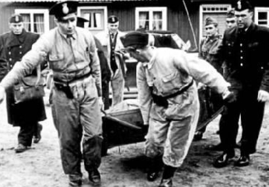 PUNKTUM: Liket av Tore Hedin ble funnet ett døgn etter at han fullførte sin drapsrekke. I mellomtiden hadde Skåne vært i panikk for at han skulle slå til.