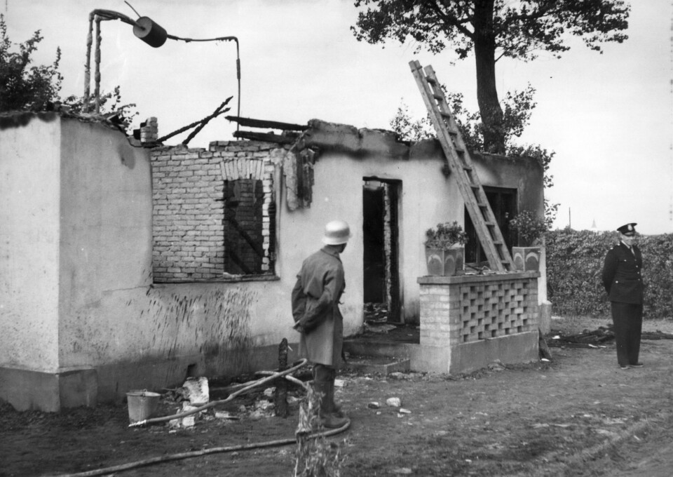 FORELDREHJEMMET: Tore Hedin startet med å slå ihjel sine foreldre og fyre opp huset deres for å skåne dem mot kunnskapen om hva han senere skulle gjøre.