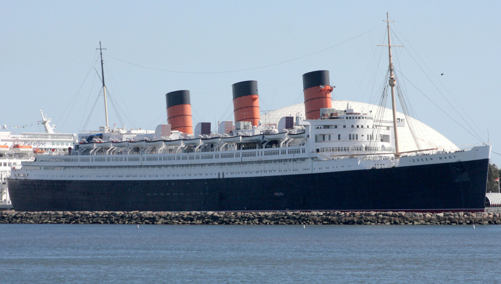 <b>FORGJENGER:</b> Det staselige linjeskipet Queen Mary erobret det Blå Bånd 24. august 1936, og er dermed blant Fjord Cats 34 forgjengere.